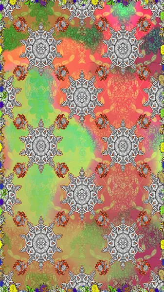 Yumuşak, bahar çiçekli arka plan. Gri ve yeşil renkli çiçekler. Raster çiçek desenli ve çiçekli..