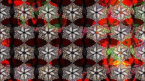 Güzel kumaş deseni. Renkli Bahar Teması eskiz kalıbı. Düz Çiçek Elementleri Tasarımı. Raster illüstrasyonunda çiçek deseni çizimi.