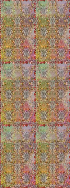 Raster illüstrasyonunda kusursuz çiçek deseni. Renkli Bahar Temalı Kusursuz Arkaplan. Düz Çiçek Elementleri Tasarımı. Kahverengi ve bej renkli çiçekler.