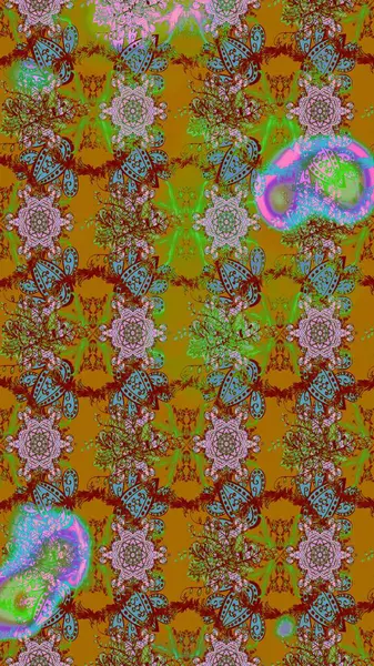 Güzel suluboya yaz çiçekleri deseni..