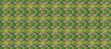 Barok tarzında altın çiçekli süs. Altın element yeşil, gri ve nötr renklerde. Damask kusursuz yinelenen arkaplan. Doku arkaplanı üzerine altın duvar kağıdı.