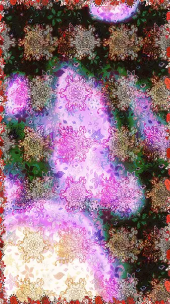 Çiçek süsü ile kusursuz desen. Tarafsız ve gri renklerde çiçekler. Raster illüstrasyonu.