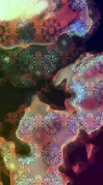 Düz Çiçek Elementleri Tasarımı. Renkli Yaz Temalı eskiz kalıbı. Çiçekli eskiz çizimi. Kahverengi renkte çiçekler.