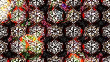 Hediye ambalaj kağıdı, tebrik kartları, posterler ve pankart tasarımı. Raster düz çiçek çizim deseni. Siyah renkte çiçekler.