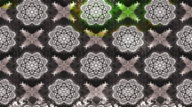 Raster düz çiçek çizim deseni. Gri renkli çiçekler. Tasarım hediye paketi, tebrik kartları, posterler ve afiş tasarımı.