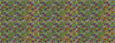 Raster resim. Sorunsuz. Sevimli çiçek desenli küçük çiçek.