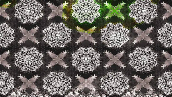 Raster düz çiçek çizim deseni. Gri renkli çiçekler. Tasarım hediye paketi, tebrik kartları, posterler ve afiş tasarımı.