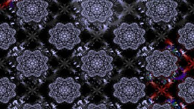 Tekstil, kumaş, kapaklar, duvar kağıtları, baskı, naylon, koleksiyon defteri, örgü, dekupaj için güzel bir eskiz. Küçük siyah çiçeklerle oldukça eski bir besin torbası deseni.