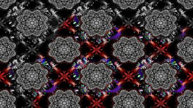 Raster illüstrasyonu. Bahar çiçekleriyle güzel bir çiçek deseni çizmişsin. Güzel kumaş deseni.