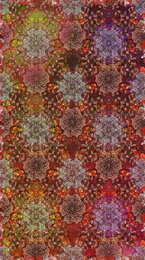 Sorunsuz çiçek deseni kaydırma kağıt, davet, el ilanı, afiş veya Web sitesi Web sitesi arka plan duvar kağıdı için kullanılabilir. Elle çizilmiş Raster resim. Doodle unsurları.