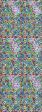 Kusursuz Vintage Çiçek Deseni. Raster Kalça dokusu deseni.