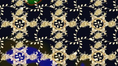 Yazdır. Güzel kumaş deseni. Renkli Yaz Temalı eskiz kalıbı. Güzel eskiz şekli. Raster çiçekli arka plan. Düz Çiçek Elementleri Tasarımı.