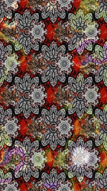 Suluboya çizim kalıbı. Moda baskısı. Eski model. Çiçeğin suluboya çizimlerinin mükemmel deseni. Dekorasyon ve tasarım için güzel desen.