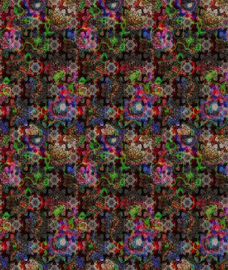 Sketch folk pattern in small wild flowers. Liberty style millefleurs. Floral meadow background for textile, wallpaper, covers, surface, print, gift wrap, scrapbooking, decoupage. Rustic chic.