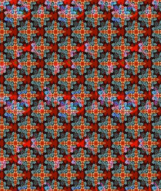 Düz Çiçek Elementleri Tasarımı. Mavi renkli çiçekler. Renkli Bahar Teması eskiz kalıbı. Raster illüstrasyonunda çiçek deseni çizimi.