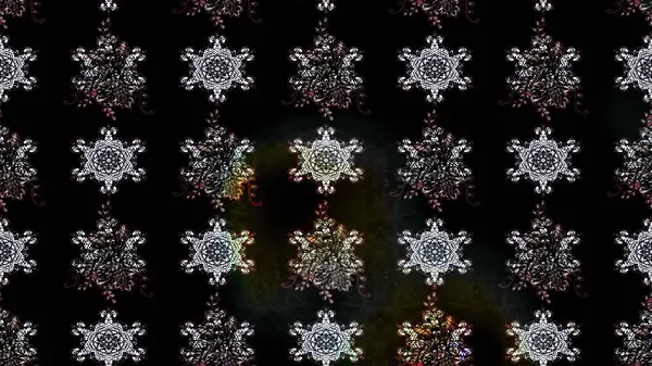 Raster deseni. Küçük çiçekte güzel bir desen var. Çiçek kompozisyonu. Çiçek kolajı. - Siyah çiçekler. Çiçek arkaplan. Doğa.