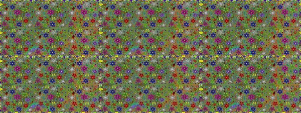 Raster resim. Sorunsuz. Sevimli çiçek desenli küçük çiçek.