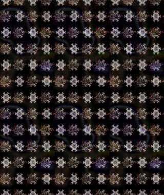 Çiçekli çiçek deseni, suluboya. Raster deseni. Süslü kumaş deseni.