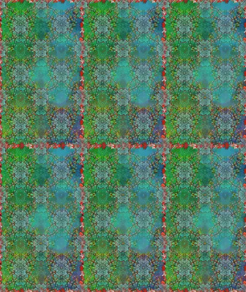 Raster Şirin kumaş deseni. Düz Çiçek Elementleri Tasarımı. Renkli Bahar Temalı Kusursuz Arkaplan. Kusursuz bağbozumu.