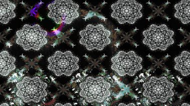 Güzel kumaş deseni. Doodle çiçekler ve dalları, otlar ve çiçekler. Raster Illustration. El çizilmiş.