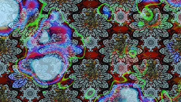 Karalama çiçekleri çizim kalıbı. Raster deseni. Sanat çiçeklere ilham verir ve arka planda izler bırakır. Mavi el çizimi desen.