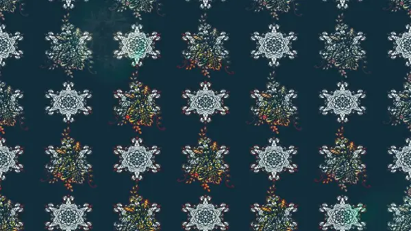 Kabile sanatı boho baskısı, klasik çiçek arkaplanı. Arkaplan dokusu, duvar kağıdı, mavi renkli çiçek teması. Soyut etnik raster çizim kalıbı.