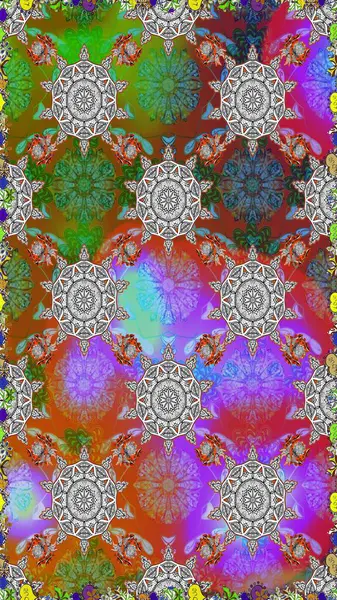 Tatlı suluboya, dikişsiz çiçek deseni. Kartlar, davetiyeler, tarih kartları ve daha fazlası için kullanılabilir. Büyük bir suluboya çiçek seti..