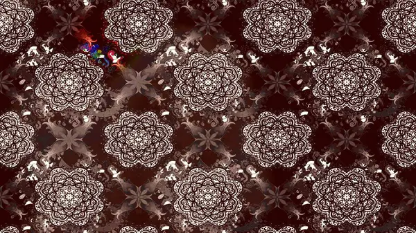 Tony 'nin kumaş kalıbını çiz. Raster illüstrasyonu. Küçük çiçekteki sevimli çiçek deseni. Modaya uygun kumaş deseni.