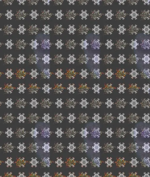 Raster düz çiçek çizim deseni. Hediye ambalaj kağıdı, tebrik kartları, posterler ve pankart tasarımı. Gri renkli çiçekler.