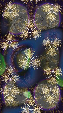 Raster. Güzel suluboya çiçekler, parlak resimler ilham verici ve kahverengi çiçek desenli eskiz arka planı..