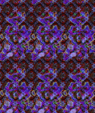 Renkli Bahar Teması eskiz kalıbı. Raster illüstrasyonundaki çiçek desenli çizim. Süslü kumaş deseni. Düz Çiçek Elementleri Tasarımı.