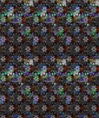 Eskiz klasiği. Düz Çiçek Elementleri Tasarımı. Raster Şirin kumaş deseni. Renkli Bahar Teması çizim şablonu.