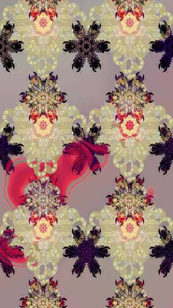 Bej renkli çiçekler. Hediye ambalaj kağıdı, tebrik kartları, posterler ve pankart tasarımı. Raster düz çiçek çizim deseni.