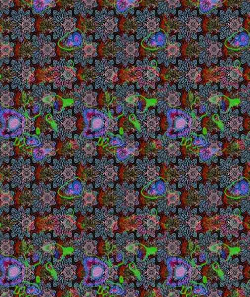 Tarafsız renklerde güzel çiçekli eskiz deseni, suluboya çiçek deseni, duvar kağıdı, kart veya kumaş için fayanslı. Raster..