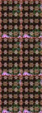 Güzel kumaş deseni. Raster suluboya deseni, narin çiçekler, gri ve kahverengi çiçekler, tebrik kartı şablonu..