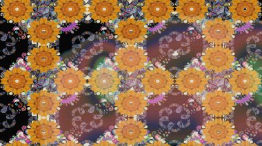 Güzel kumaş deseni. Güzel eskiz şekli. Renkli Yaz Temalı eskiz kalıbı. Yazdır. Düz Çiçek Elementleri Tasarımı. Raster çiçekli arka plan.