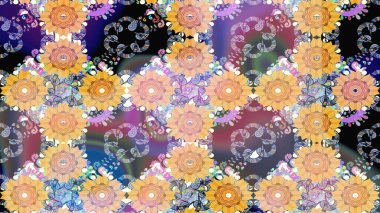 Egzotik çiçekler, bej renkler üzerine botanik, parlak klasik doğa. Raster illüstrasyonu. Klasik tropikal doğal elementlerin suluboya seti.