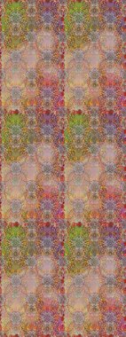 Kahverengi ve bej renkli çiçeklerle kusursuz çiçek deseni. Suluboya tarzında kahverengi ve bej renkte çiçekler.