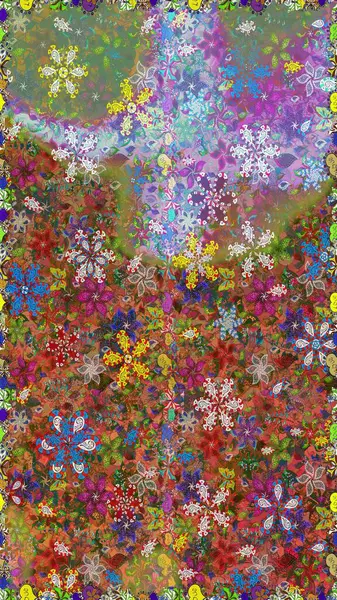 Raster. Zarif, parlak ve pürüzsüz kahverengi çiçek desenli tasarım. Sabıka baskıları, bebek kıyafetleri, duvar kâğıtları, paket kutuları vb..