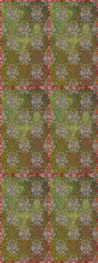 Kusursuz bir geçmişi var. Raster illüstrasyonu. Tomurcukları çiçek olan sevimli bir çiçek deseni. Kumaş, tekstil, duvar kağıdı baskısı için. Eski usul. Raster..