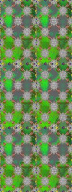 Raster illüstrasyonu. Kumaş, duvar kağıdı ve kağıt üzerine baskı yapmak için gelişen arka plan. Sevimli, pürüzsüz desenli, küçük çiçekli, klasik tarzda. Moda arka planında parlak buketler.