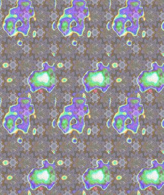 Raster illüstrasyonu. Renkli Bahar Teması eskiz kalıbı. Chichi 'nin kumaş kalıbını çiz. Düz Çiçek Elementleri Tasarımı. Çiçek deseni.