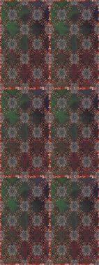 Düz Çiçek Elementleri Tasarım Raster illüstrasyonu. Gri ve kahverengi renkte çiçekler. Renkli Bahar Temalı, pürüzsüz bir arka plan. Çiçekli, suluboya desenli kusursuz çiçek deseni.