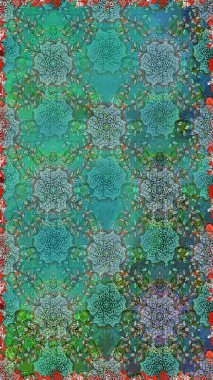 Suluboya kusursuz desen. Moda baskısı. Çiçeğin suluboya çizimlerinin mükemmel deseni. Eski model. Dekorasyon ve tasarım için güzel desen.