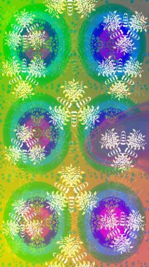 Küçük çiçekte güzel bir desen. Motley illüstrasyonu. Moda baskıları için zarif bir şablon. Çiçekli yaz çiçekleri. Robot resim. Küçük renkli çiçekler..