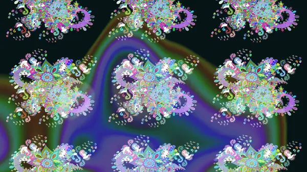 Raster illüstrasyonu. Anti-stres için soyut örnek sayfası. Gri renklerde.