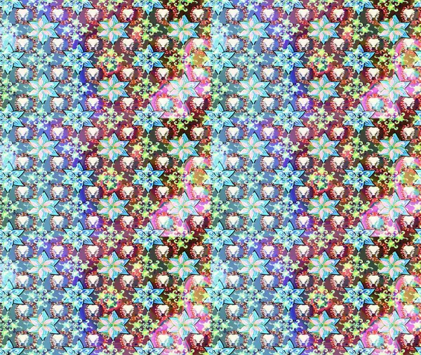 Desen, çizim, çiçek sınırı. Güzel, parlak, pürüzsüz kumaş, tuval. Raster illüstrasyonu. Çiçek çelengi. Kıvırcık, parlak örgü. Klasik eski arkaplan.