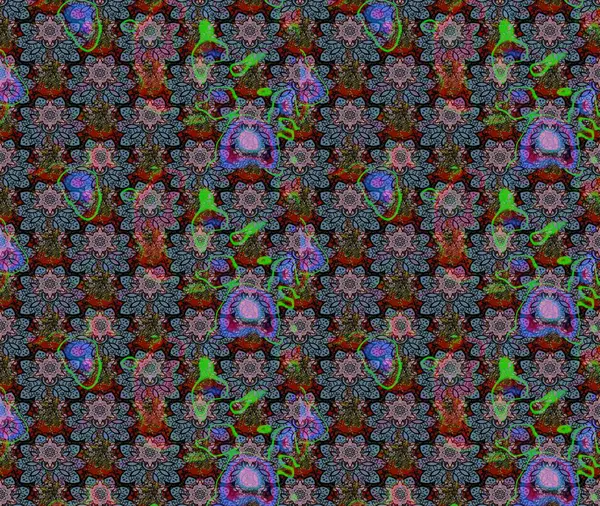 Tarafsız renklerde güzel çiçekli eskiz deseni, suluboya çiçek deseni, duvar kağıdı, kart veya kumaş için fayanslı. Raster..