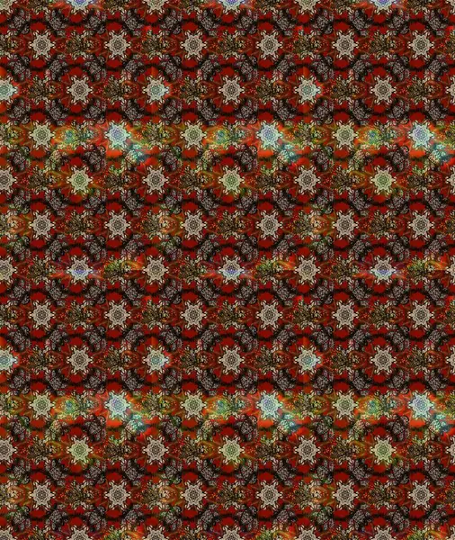 Kahverengi renkli çiçekler. Elle çizilmiş sonbahar çiçeği deseni. Renkli kahverengi çizim deseni. Doodle tarzı. Tekstil ve kapak tasarımı için mükemmel.