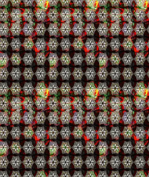 Küçük çiçekteki sevimli çiçek deseni. Siyah renkli çiçekler. Raster illüstrasyonu.